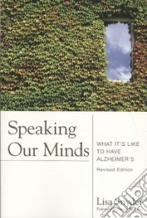 Speaking Our Minds libro in lingua di Snyder Lisa, Sabat Steven R. (FRW)