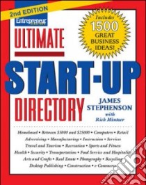 Ultimate Start-Up Directory libro in lingua di Stephenson James, Mintzer Rich