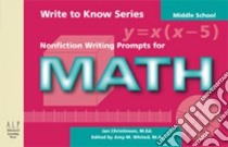Nonfiction Writing Prompts for Math libro in lingua di Christinson Jan, Whited Amy M. (EDT)