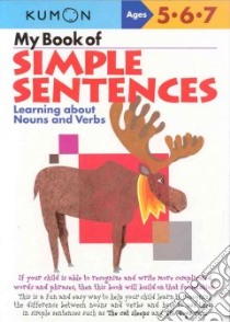My Book of Simple Sentences libro in lingua di Sarris Eno (EDT)