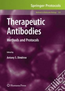 Therapeutic Antibodies libro in lingua di Antony Dimitrov