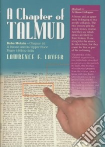 A Chapter of Talmud libro in lingua di Layfer Lawrence F.