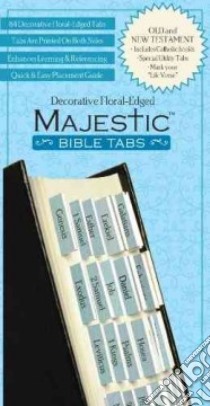 Majestic Decorative Floral-Edged Bible Tabs libro in lingua di Ellie Claire Gift & Paper Corp. (COR)