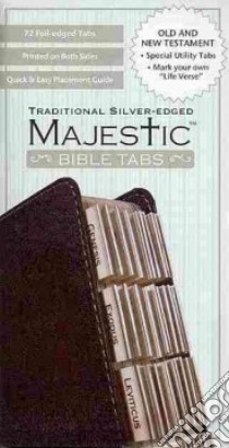 Majestic Traditional Silver-Edged Bible Tabs libro in lingua di Ellie Claire Gift & Paper Expressions Inc. (COR)