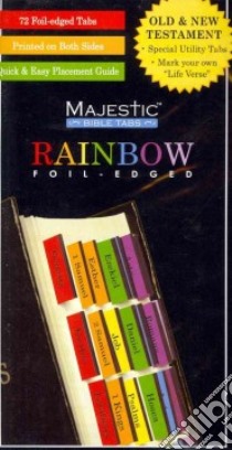 Majestic Rainbow Bible Tabs libro in lingua di Claire Ellie (COR)