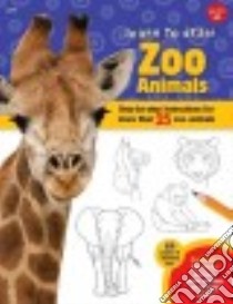Learn to Draw Zoo Animals libro in lingua di Cuddy Robbin (ILT)
