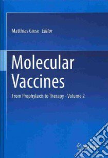 Molecular Vaccines libro in lingua di Giese Matthias (EDT)
