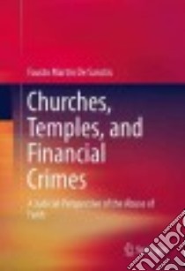 Churches, Temples, and Financial Crimes libro in lingua di De Sanctis Fausto Martin