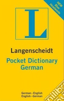 Langenscheidt Pocket Dictionary German libro in lingua di Langenscheidt (COR)