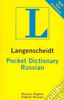 Langenscheidt Pocket Dictionary Russian libro in lingua di Langenscheidt (COR)