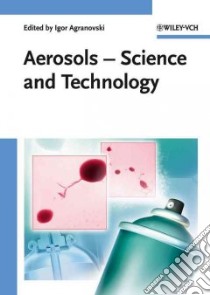 Aerosols libro in lingua di Agranovski Igor (EDT)