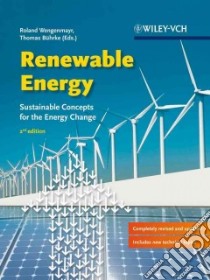 Renewable Energy libro in lingua di Wengenmayr Roland (EDT), Burke Thomas (EDT), Brewer William (TRN)