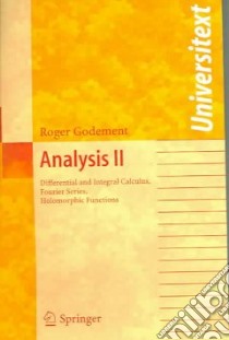 Analysis II libro in lingua di Godement Roger