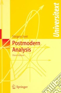Postmodern Analysis libro in lingua di Jurgen Jost