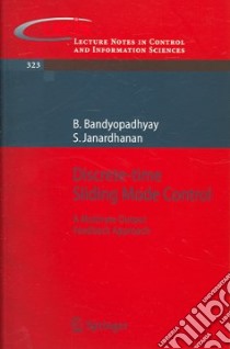 Discrete-time Sliding Mode Control libro in lingua di Bandyopadhyay B., Janardhanan S.