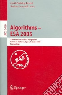 Algorithms -- Esa 2005 libro in lingua di Leonardi Stefano