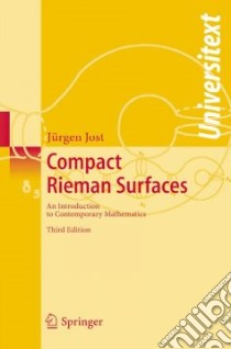 Compact Riemann Surfaces libro in lingua di Jost Jurgen