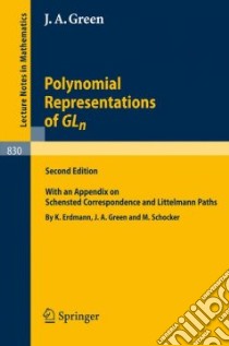 Polynomial Representations of Gln libro in lingua di Erdmann K. H., Green J. A., Schocker M.
