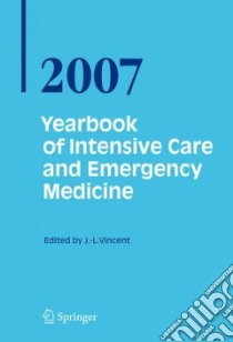 Yearbook of Intensive Care and Emergency Medicine 2007 libro in lingua di Not Available (NA)