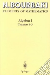 Elements of Mathematics: v. 1 libro in lingua di N. Bourbaki
