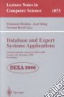 Database and Expert Systems Applications libro in lingua di Ibrahim Mohamed (EDT), Kung Josef (EDT), Revell Norman (EDT)