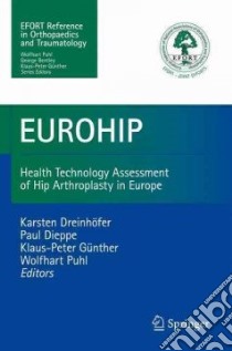 Eurohip libro in lingua di Dreinhofer Karsten E. (EDT), Dieppe Paul (EDT), Gunther Klaus-Peter (EDT), Puhl Wolfhart (EDT)