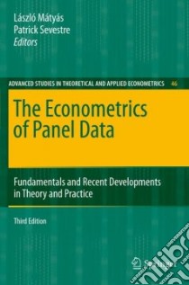 The Econometrics of Panel Data libro in lingua di Matyas Laszlo (EDT), Sevestre Patrick (EDT)
