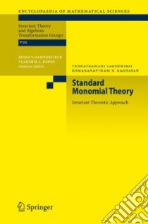 Standard Monomial Theory libro in lingua di Lakshmibai Venkatramani, Raghavan Komaranapuram N.