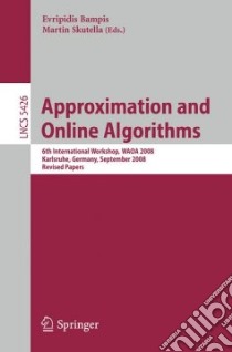 Approximation and Online Algorithms libro in lingua di Bampis Evripidis (EDT), Skutella Martin (EDT)