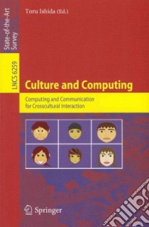 Culture and Computing libro in lingua di Ishida Toru (EDT)