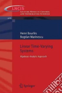 Linear Time-varying Systems libro in lingua di Bourles Henri, Marinescu Bogdan