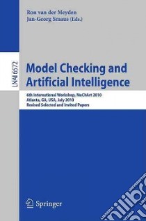 Model Checking and Artificial Intelligence libro in lingua di Van Der Meyden Ron (EDT), Smaus Jan-Georg (EDT)