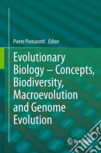 Evolutionary Biology libro in lingua di Pontarotti Pierre (EDT)