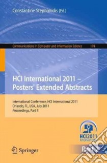 Hci International 2011 Posters' Extended Abstracts libro in lingua di Stephanidis Constantine (EDT)