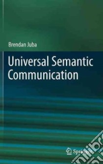 Universal Semantic Communication libro in lingua di Juba Brendan