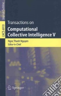 Transactions on Computational Collective Intelligence V libro in lingua di Nguyen Ngoc Thanh (EDT)