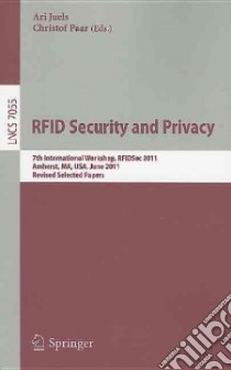 Rfid Security and Privacy libro in lingua di Juels Ari (EDT), Paar Christof (EDT)