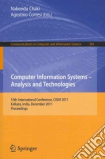 Computer Information Systems libro in lingua di Chaki Nabendu (EDT), Cortesi Agostino (EDT)