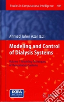 Modeling and Control of Dialysis Systems libro in lingua di Azar Ahmad Taher (EDT)