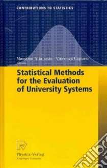 Statistical Methods for the Evaluation of University Systems libro in lingua di Attanasio Massimo (EDT), Capursi Vincenza (EDT)