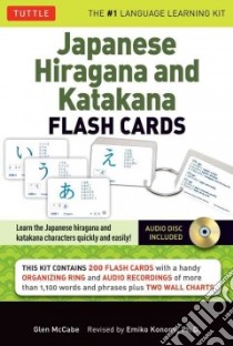 Learning Japanese Hiragana & Katakana Flash Cards Kit libro in lingua di McCabe Glen, Konomi Emiko (EDT)