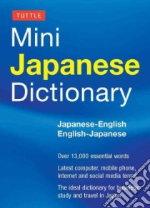 Tuttle Mini Japanese Dictionary libro in lingua di Shimada Yuki, Takeyama Taeko (EDT)