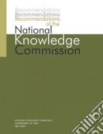 Recommendations of the National Knowledge Commission libro in lingua di Government of India National Knowledge C
