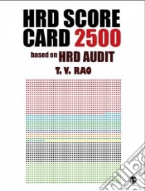 HRD Score Card 2500 libro in lingua di Rao T. V.