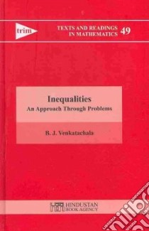 Inequalities libro in lingua di Venkatachala B. J.