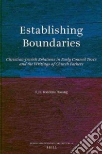 Establishing Boundaries libro in lingua di Hosang F. j. e. Boddens