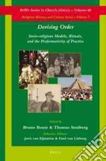 Devising Order libro in lingua di Boute Bruno (EDT), Smaberg Thomas (EDT)