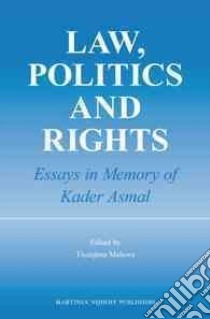 Law, Politics and Rights libro in lingua di Maluwa Tiyanjana (EDT)