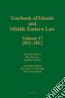 Yearbook of Islamic and Middle Eastern Law 2011-2012 libro in lingua di Cotran Eugene (EDT), Lau Martin Ph.D. (EDT), Harding Taymour L. (EDT), Nasrallah Faris (EDT)