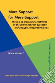 More Support for More-Support libro in lingua di Mondorf Britta